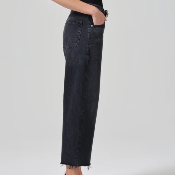 Citizens of Humanity Ayla Raw Hem Crop Jeans In Bronson Size 30 - Picture 2 of 10